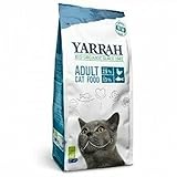 YARRAH Cibo Biologico per Gatti Adulti - Deliziose Crocchette con Aringhe MSC, Pollo, Piselli e Ortica Bio - Per Tutti i Gatti - Senza Additivi artificiali, pesticidi e OGM - 2.4kg