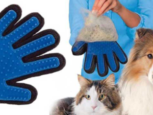 Guanto spazzola peli cani gatti animali